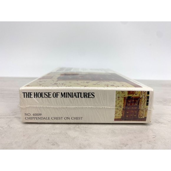 The House Of Miniatures Chippendale Chest on Chest NEW IN PACKAGE dollhouse furn - Picture 4 of 4